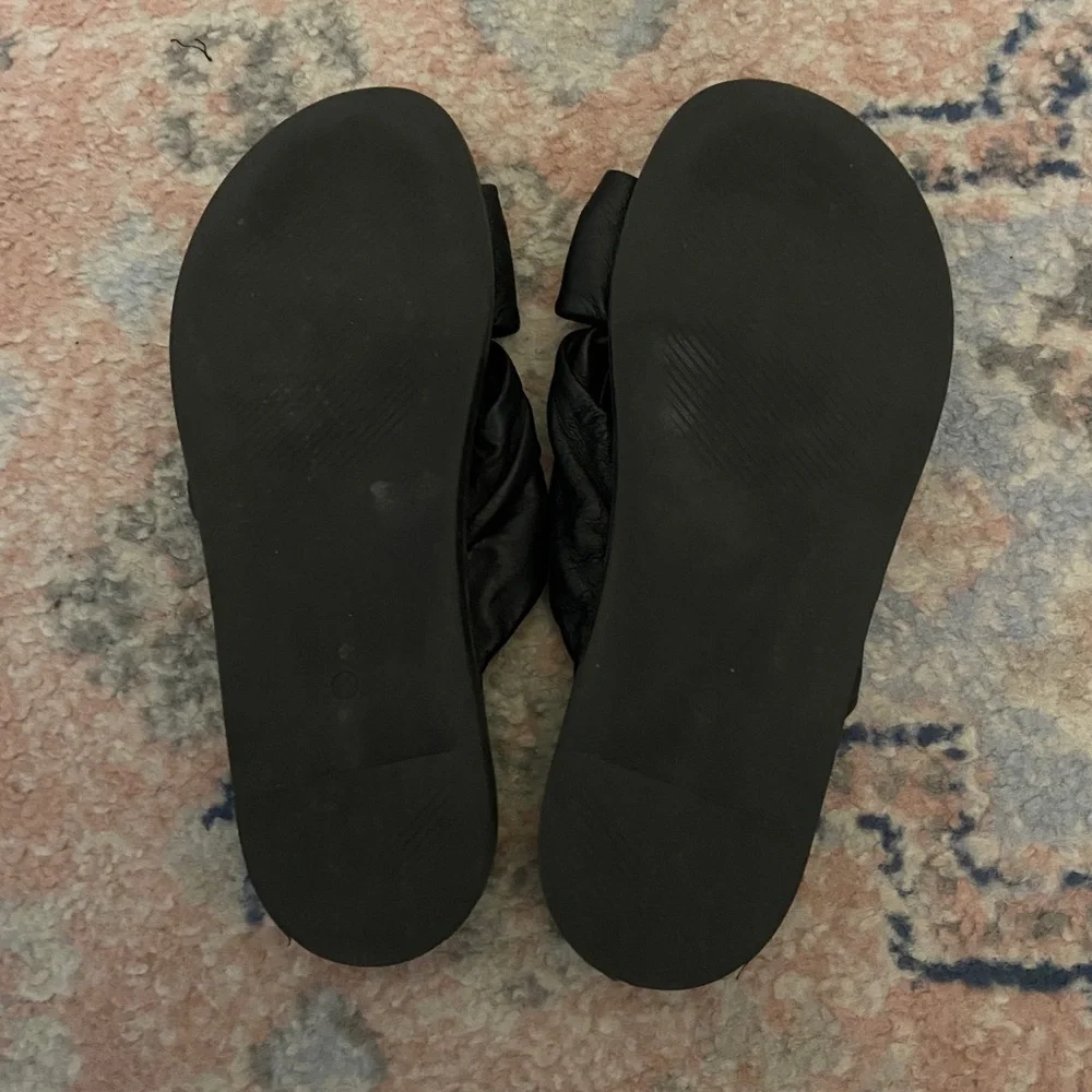 Italian Leather Slides - Picture 3 of 3